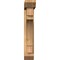 Ekena Millwork Merced Slat Smooth Bracket w/ Offset Brace, Western Red Cedar, 5 1/2"W x 24"D x 32"H BKT0604X24X32MRC06SWR - alternate 3